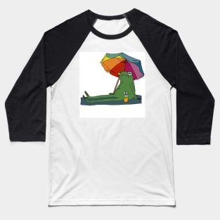 Frog at the beach Baseball T-Shirt